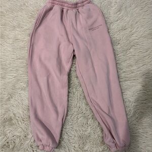 Women's Pink Fleece Joggers - Cozy Everyday Track Pants
